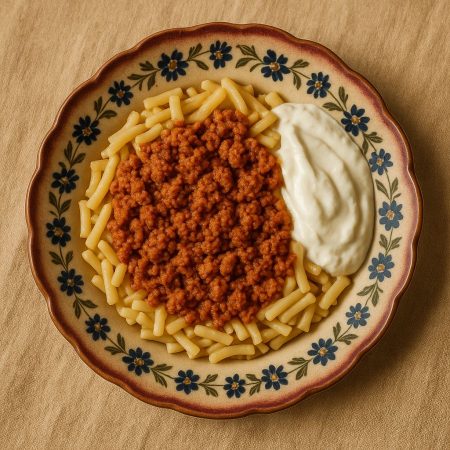 Kıymalı makarna